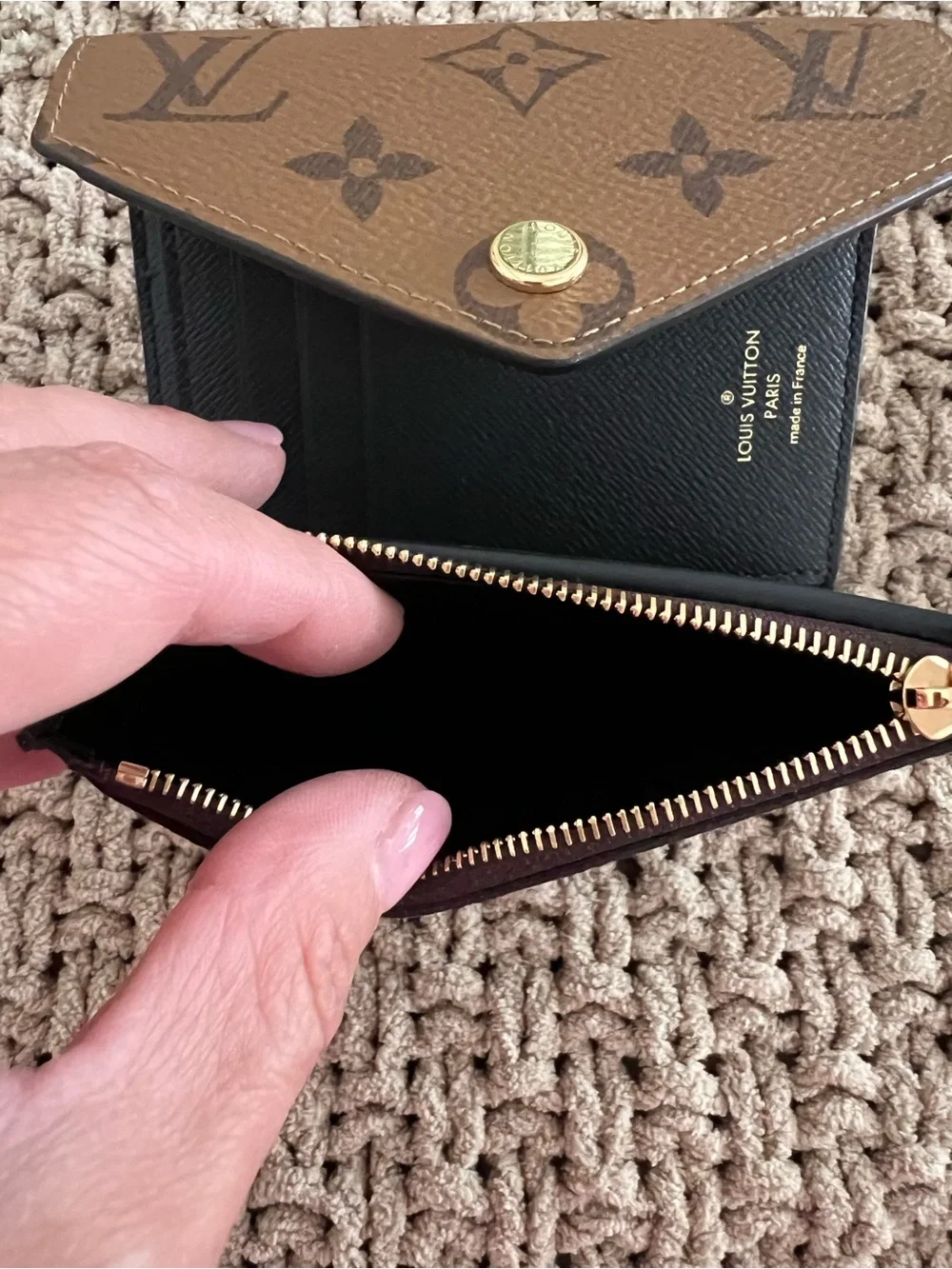 Louis Vuitton Two-Tone Monogram Victorine Card Wallet - Picture 5 of 6